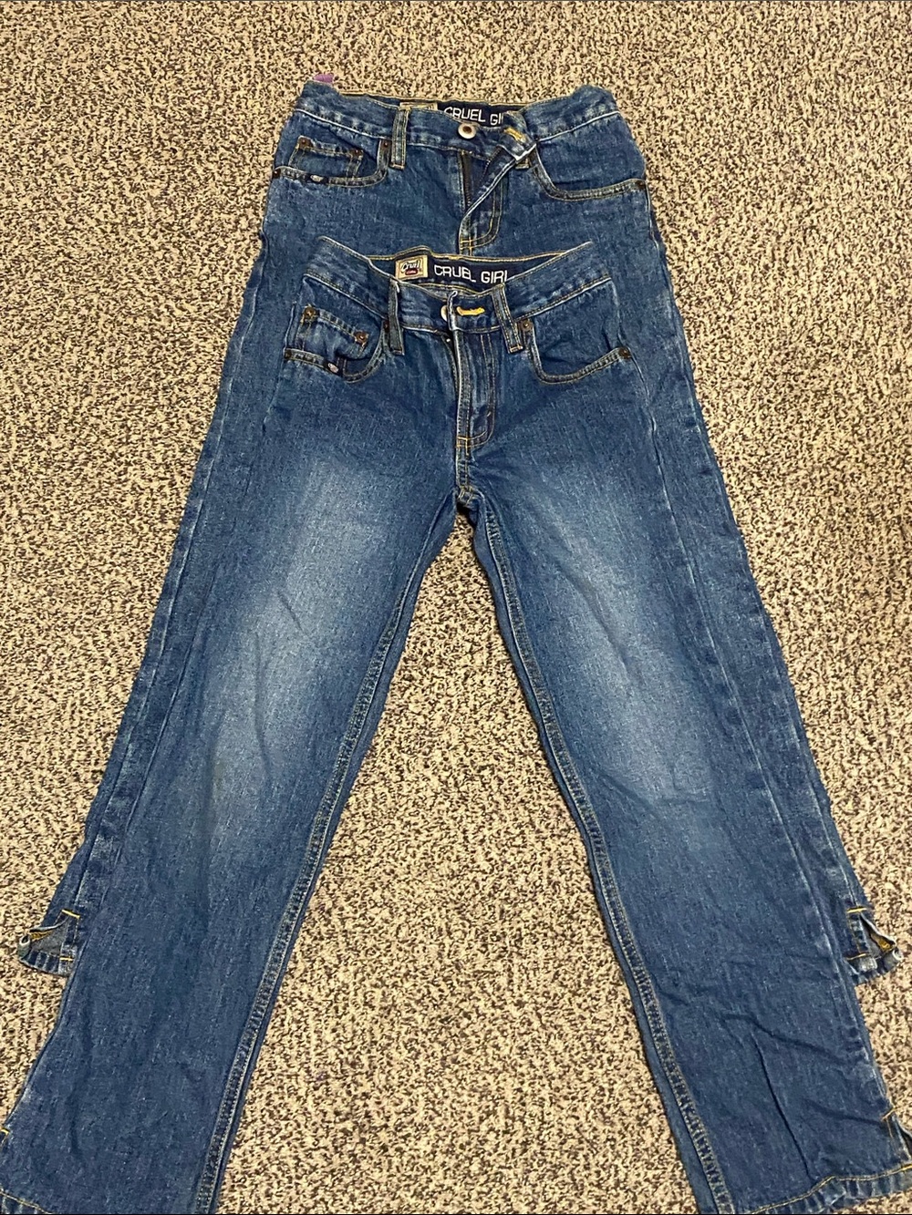 Cruel Girl Blue Girls' 7S, Denim Jeans - 2 Pack